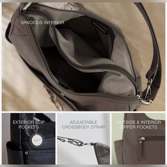 NWOT Rosetti Dylan Convertible Shoulder Bag - Picture 5 of 6